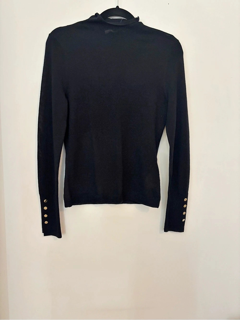 Abercrombie & Fitch Merino Wool Turtleneck Sweater in Black Size Small 
New